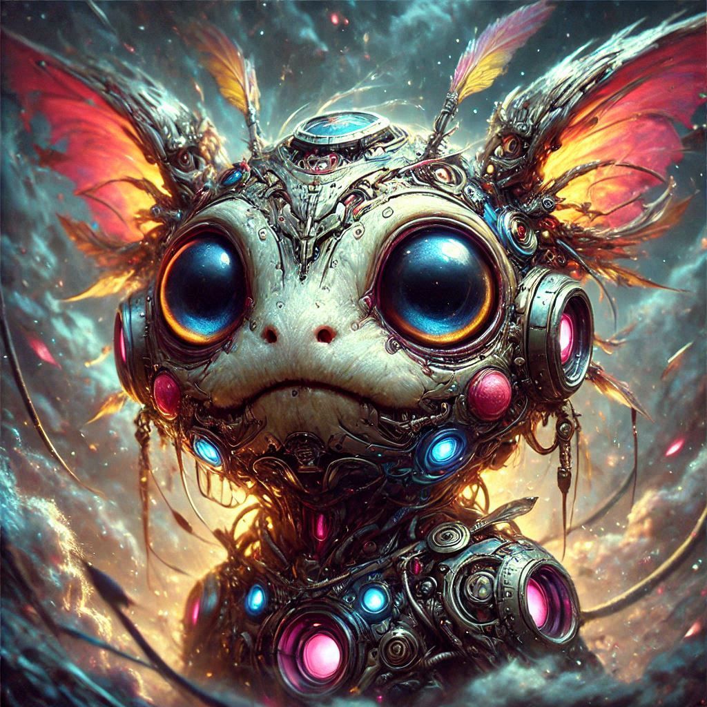adorable fairy-tale fantasy creature portrait..