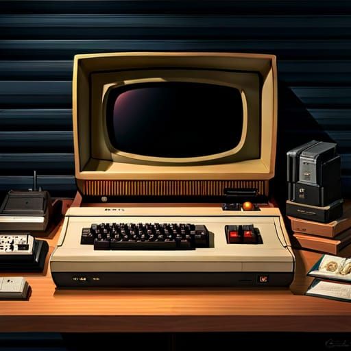 Atari 800XL computer ( 1979s )  by @Vattende