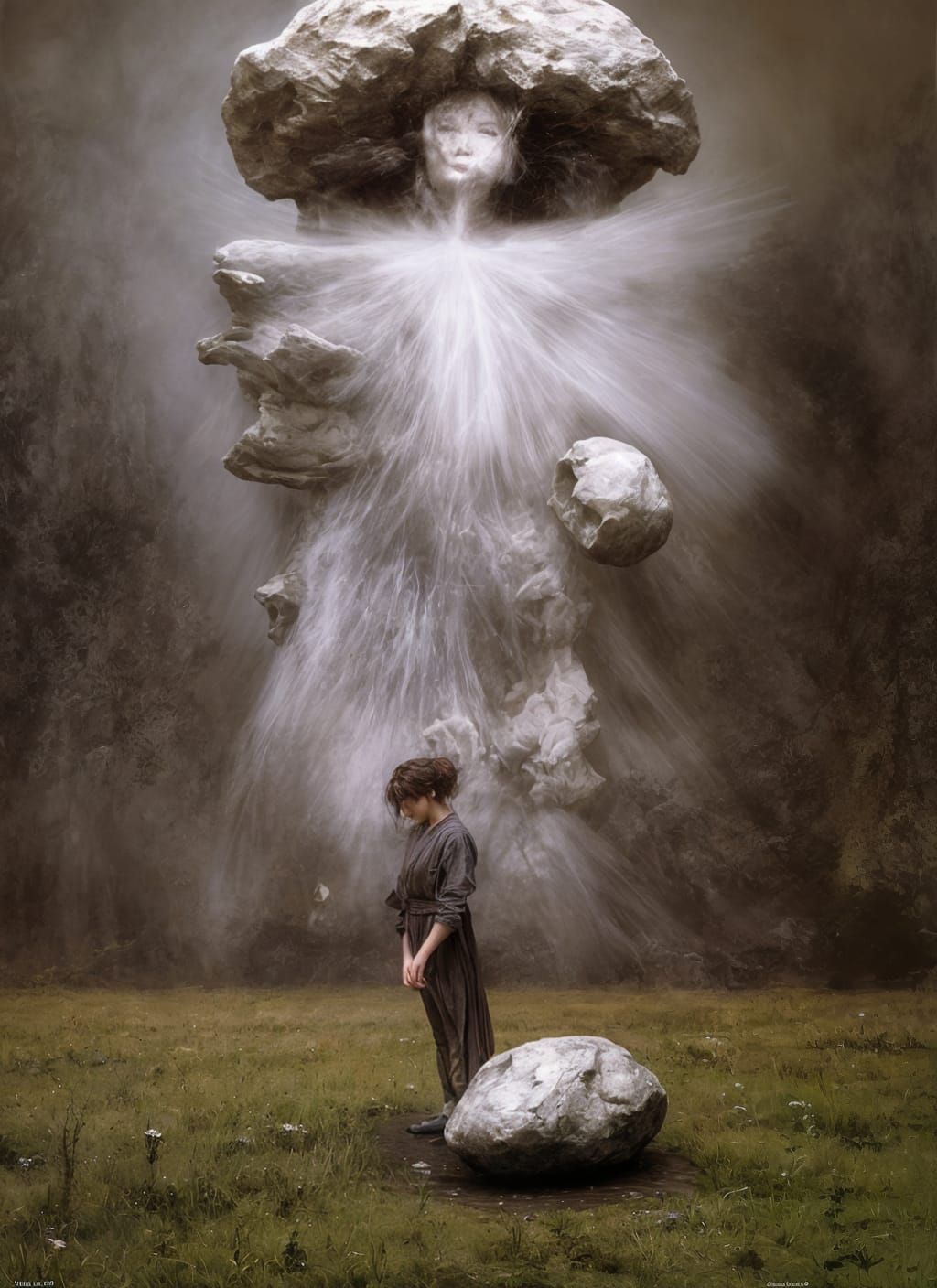 Meditating at 'The Spout' (which is returning an amused rega...