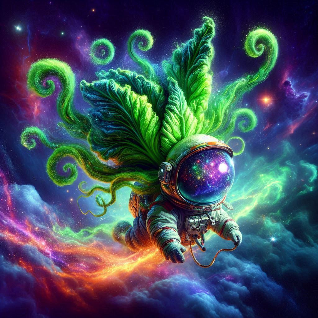 Cabbage in space!