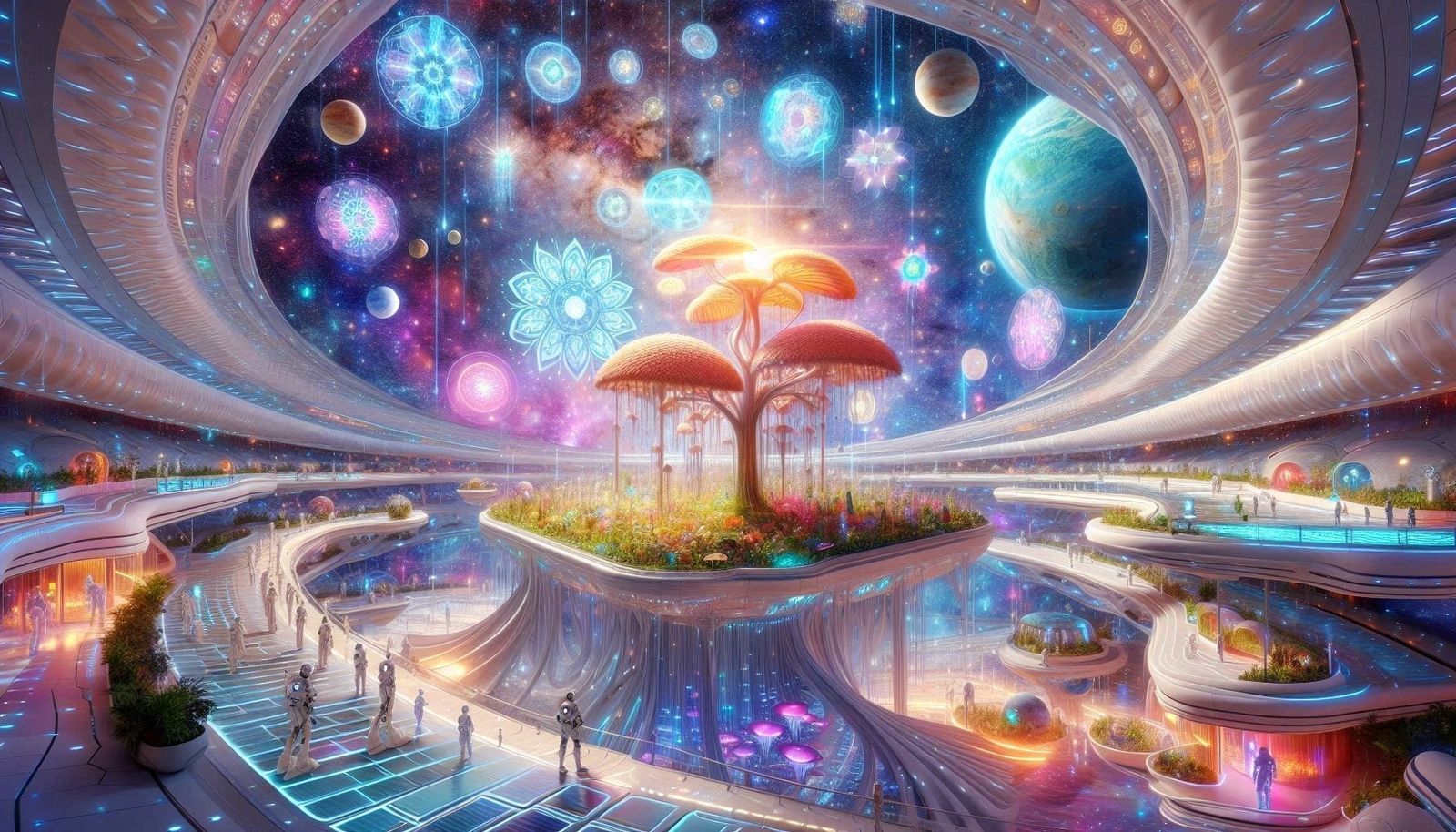 Life onboard a galactic mothership