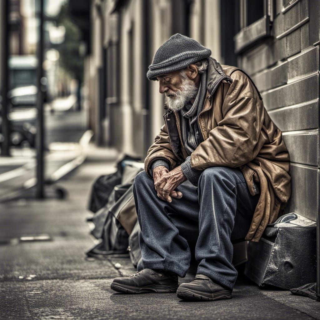 Homeless - AI Generated Artwork - NightCafe Creator
