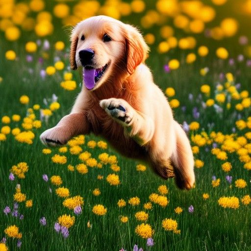 Fun in the flowers 2