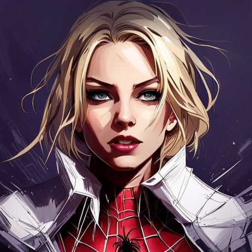 SpiderGwen - AI Generated Artwork - NightCafe Creator