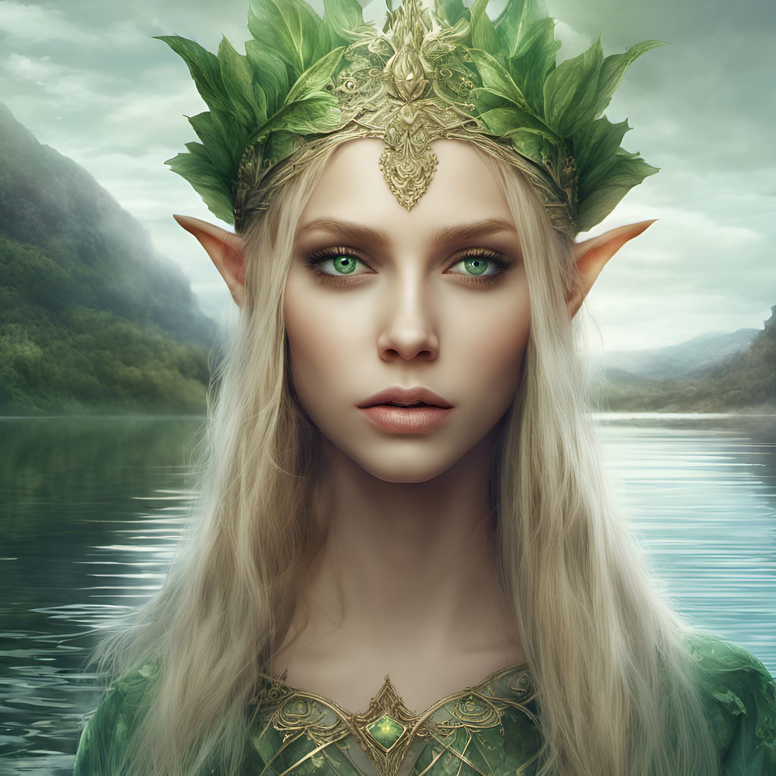 Elven Princess - Seer - AI Generated Artwork - NightCafe Creator