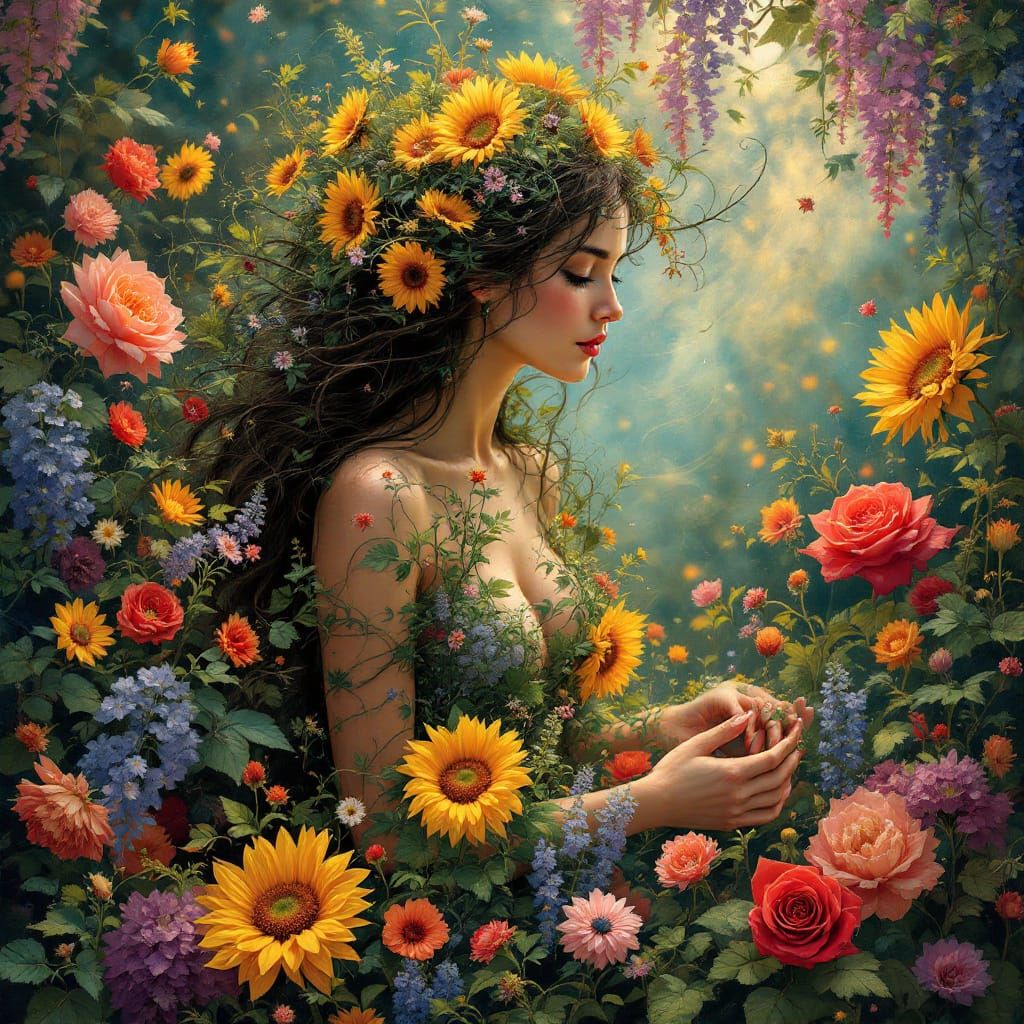 Floral Enchantment: A Celebration of Nature's Beauty and Gra...