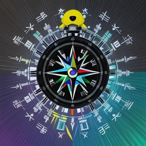 Man with Radiohead Logo in Kaws Holographic Style