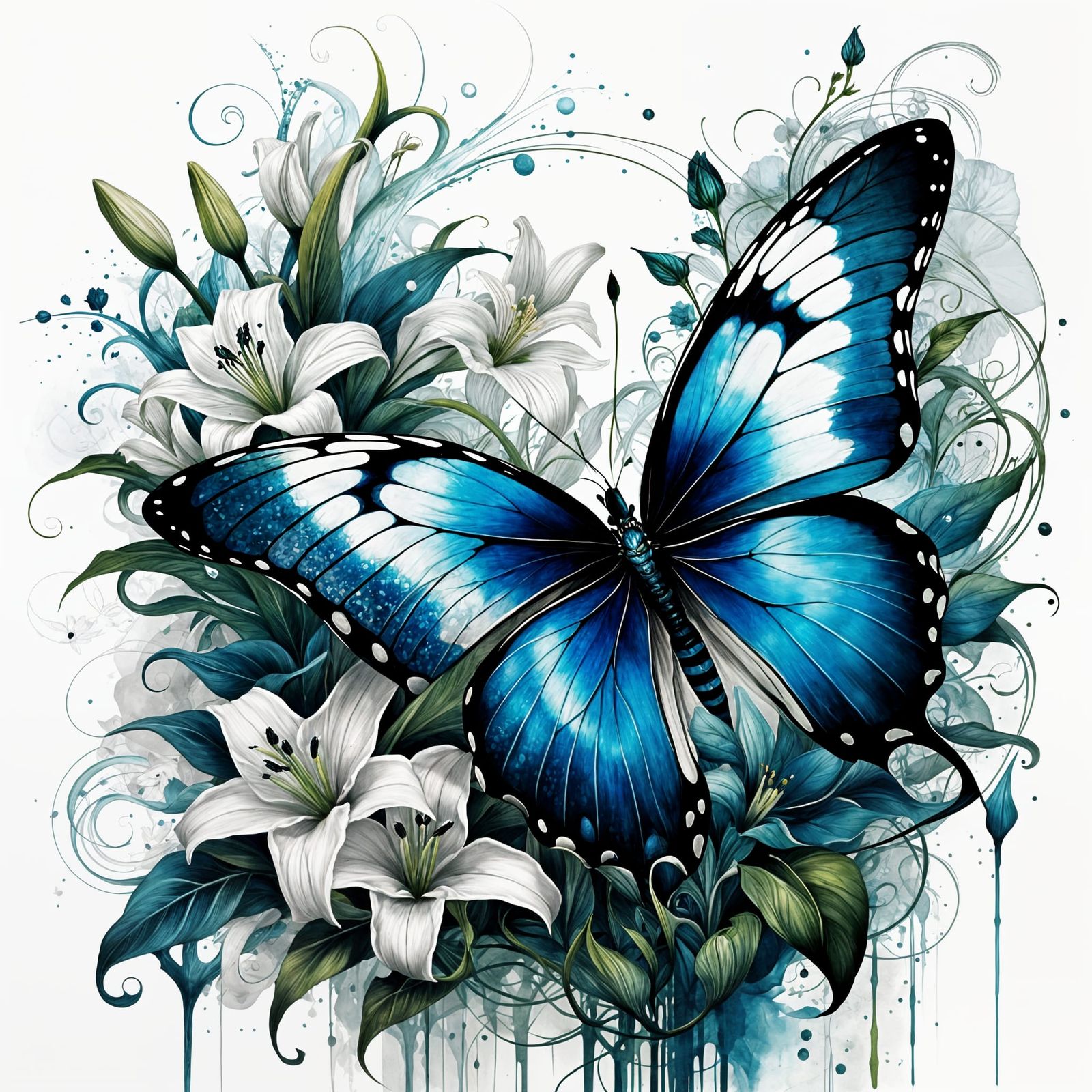 Blue Wings  by @Oblique Lens