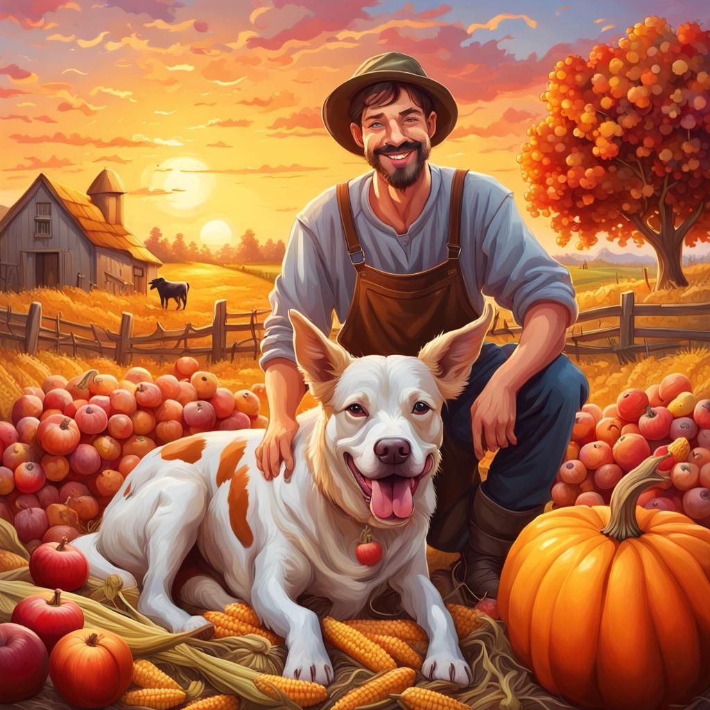 Happy with the Harvest!   by @Hit moments