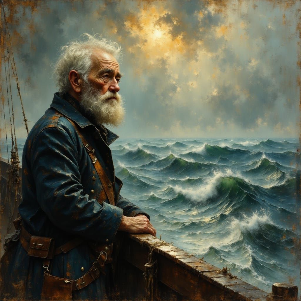 A Man and the Maelstrom  by @Maria