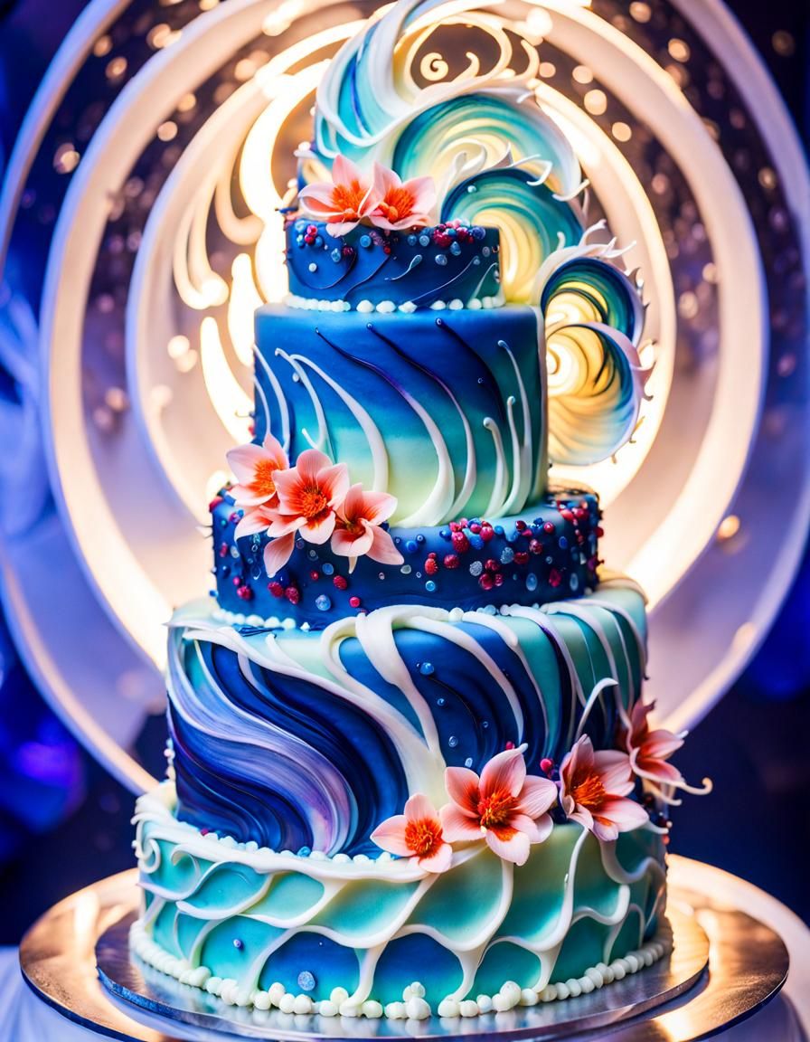 Spiral Waves Cake