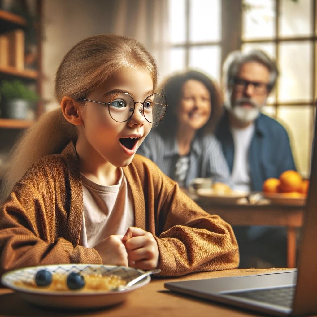 "Mom! Dad! He's a scientist!"