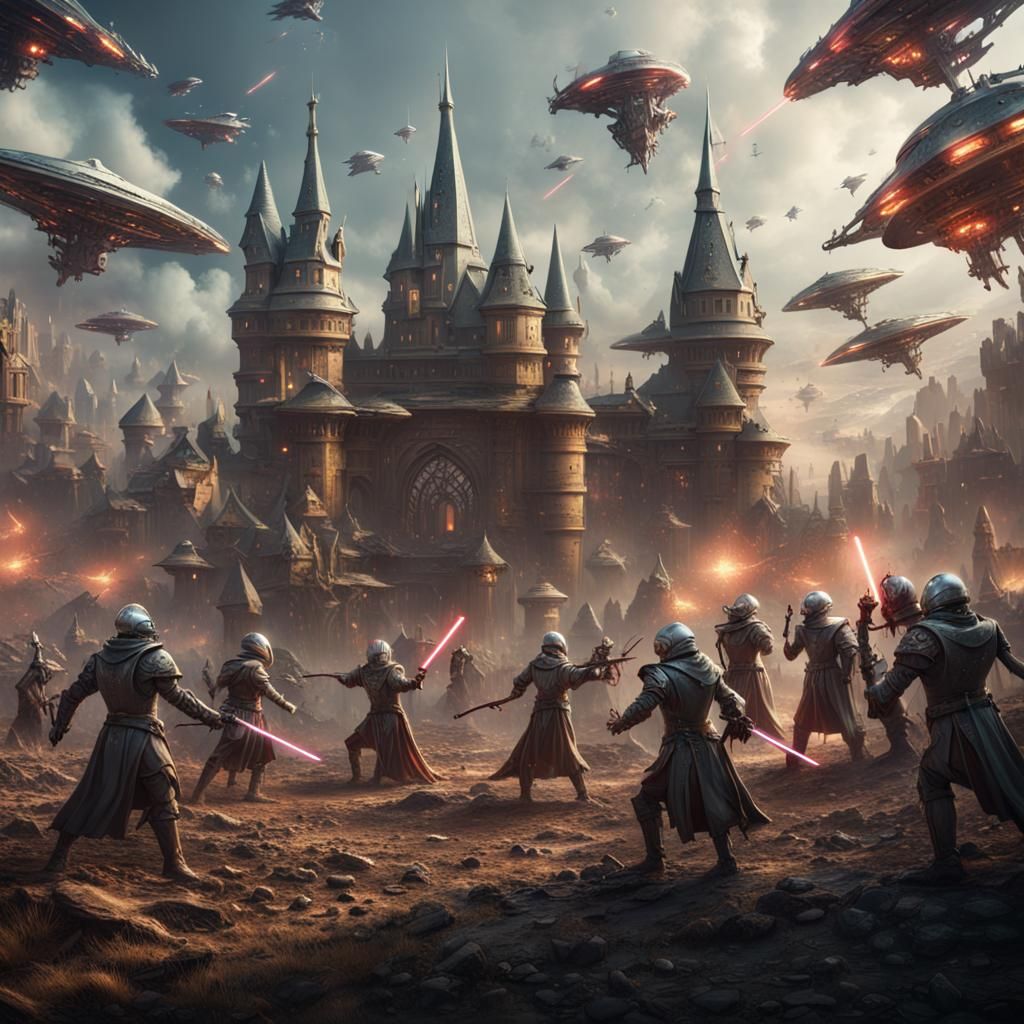 medieval space invasion  by @JHEMO