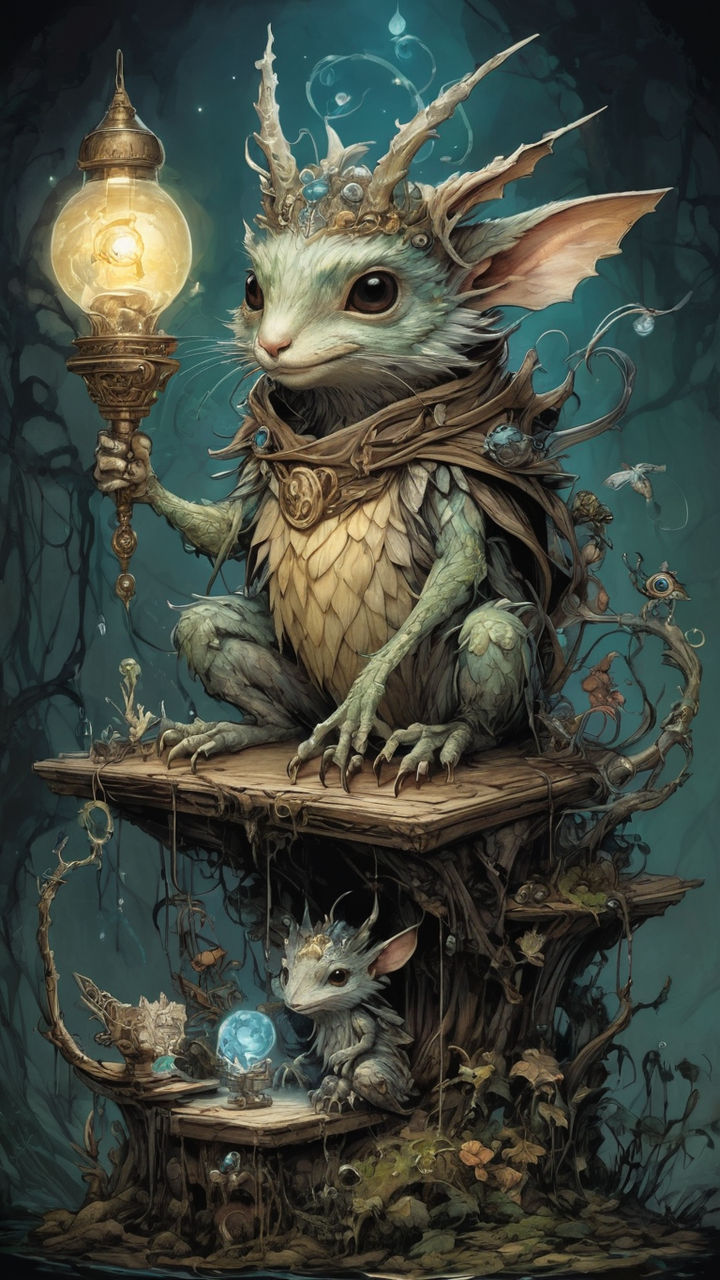 A tribute to Brian Froud - A Creature of Light