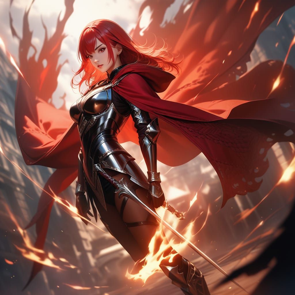 Fiery knight (Uploaded)