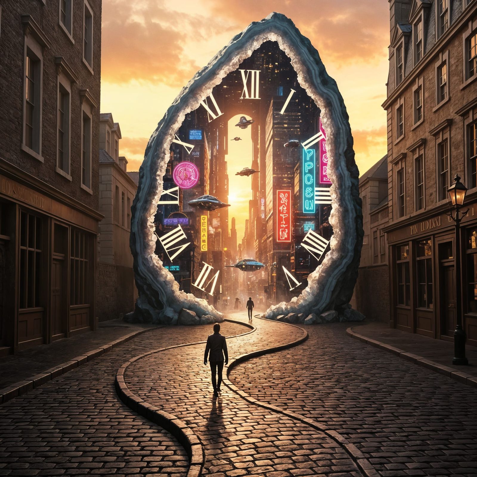 Time Portal  by @Foul Rabbit