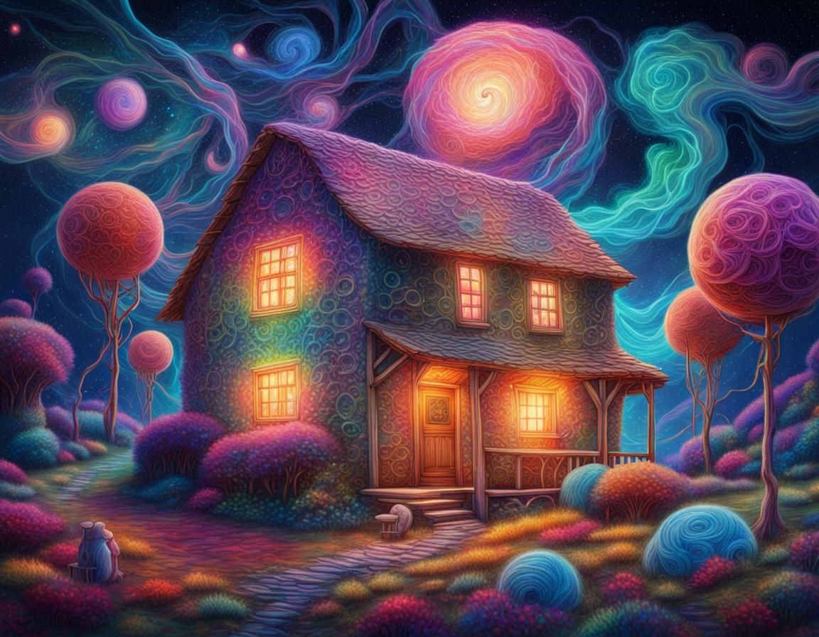 Yarn Granny's Cottage Todays submission for the daily challenge made