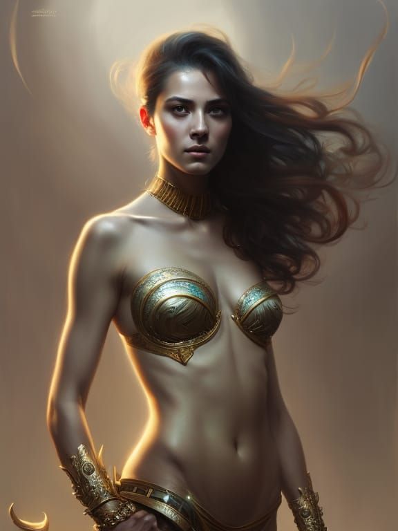 Ethereal Beauty: Woman Floating on Water