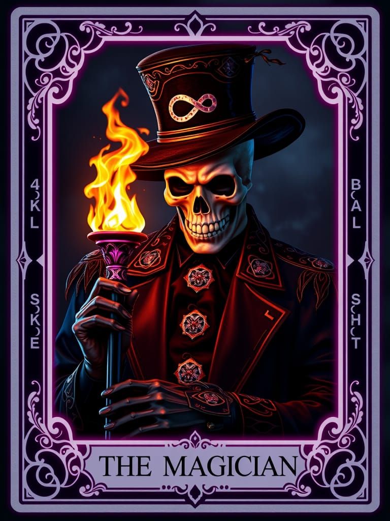 The Magician card  by @forge4ward
