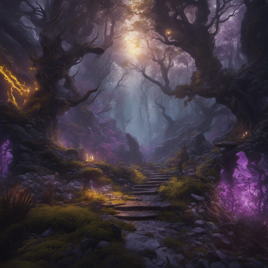 Mystical forest  by @Thunderhead