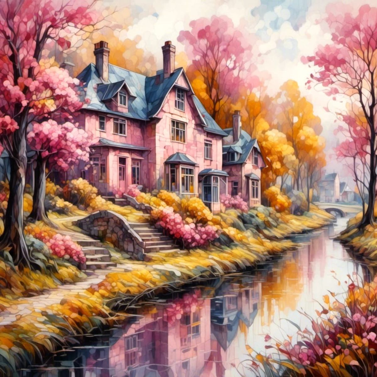 For the Love of Pink AI Generated Artwork NightCafe Creator