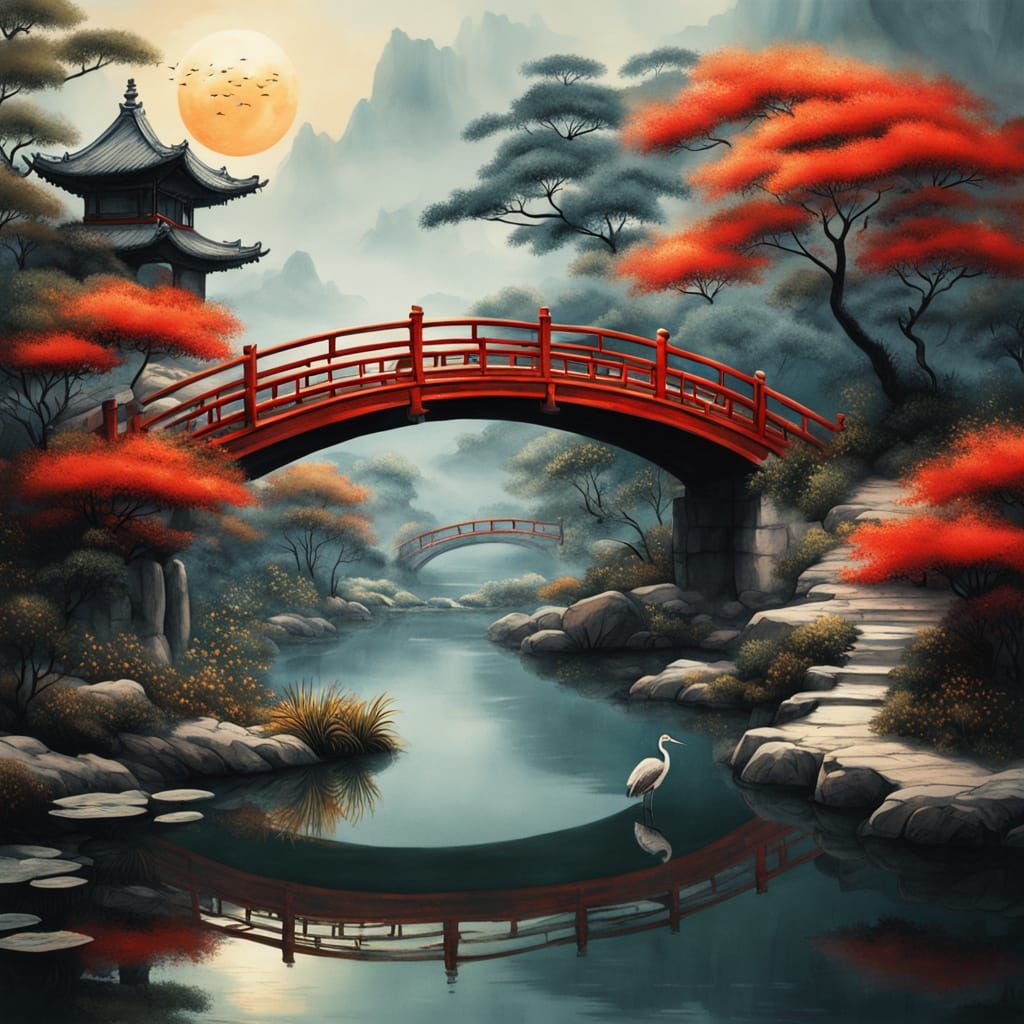 The Silk Bridge  by @BlueCat
