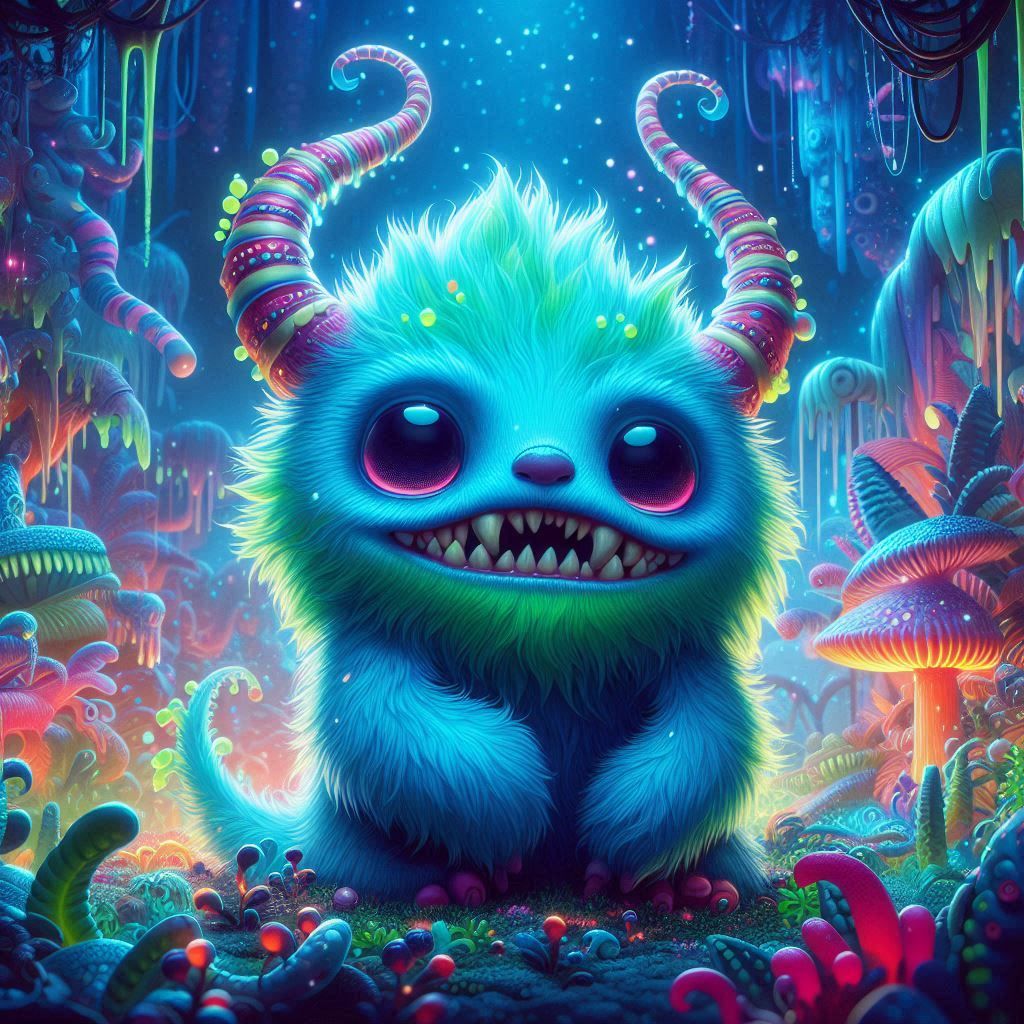 adorable fairy-tale fantasy creature portrait..