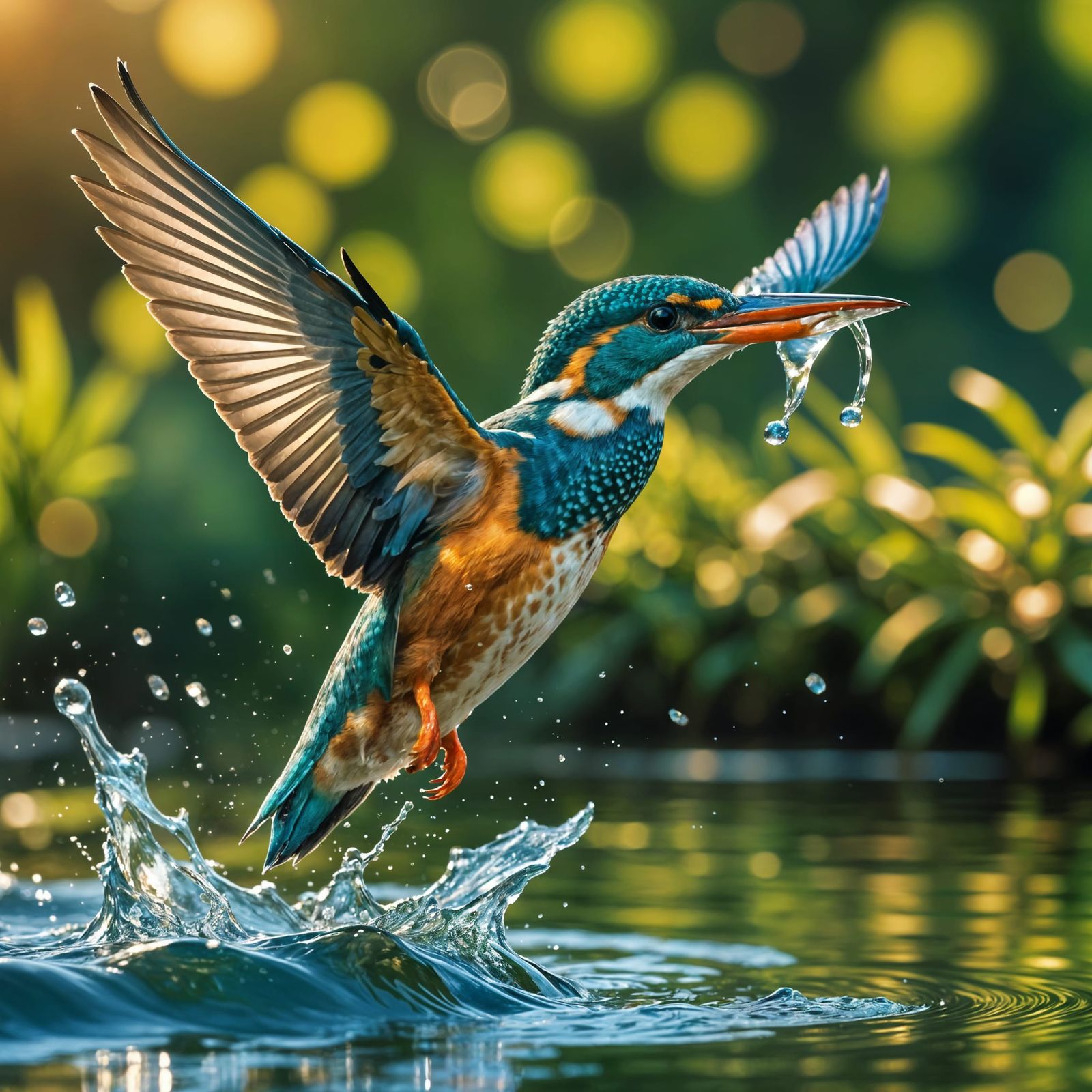 Kingfisher, failed catch  by @Samuel Vimes