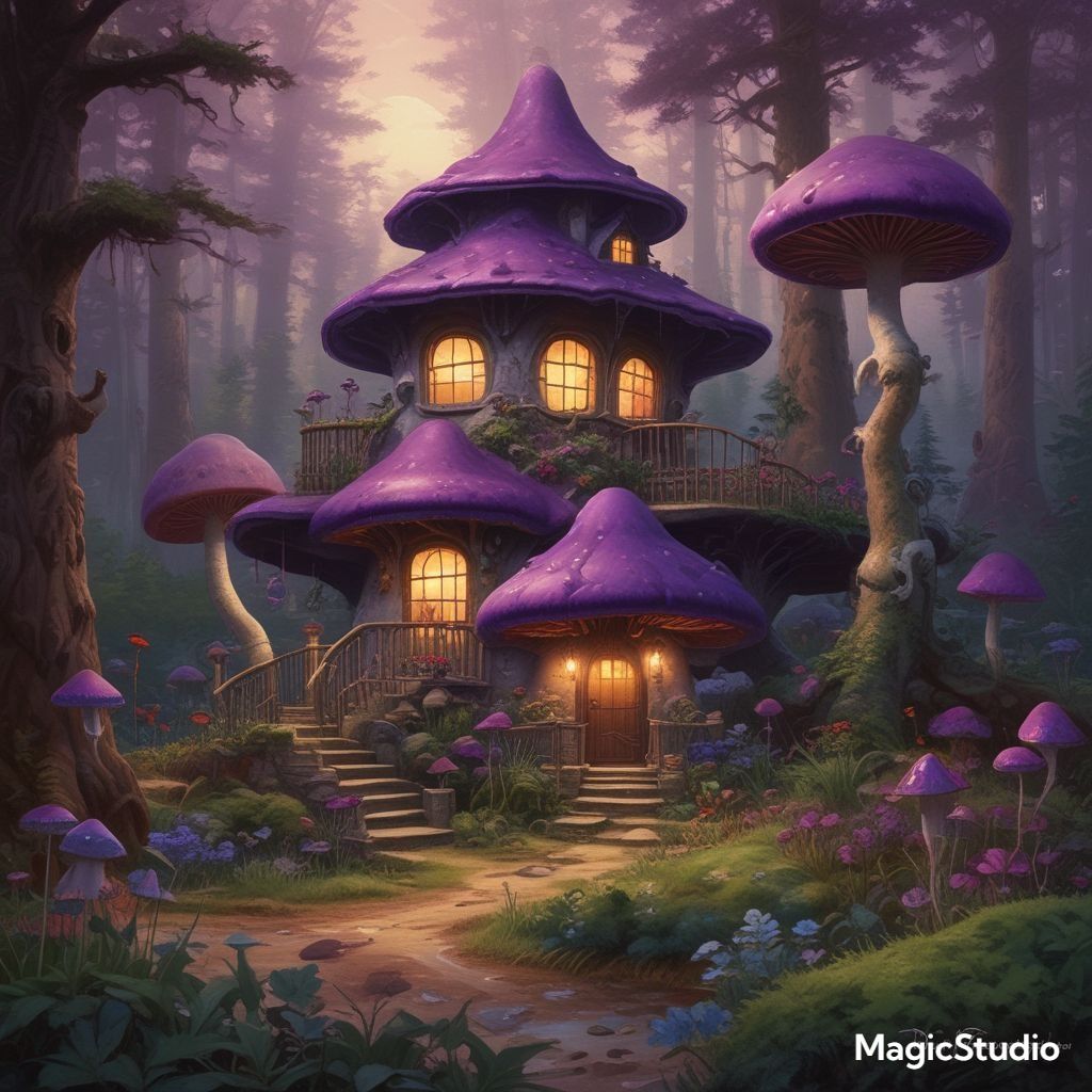 Purple Mushroom