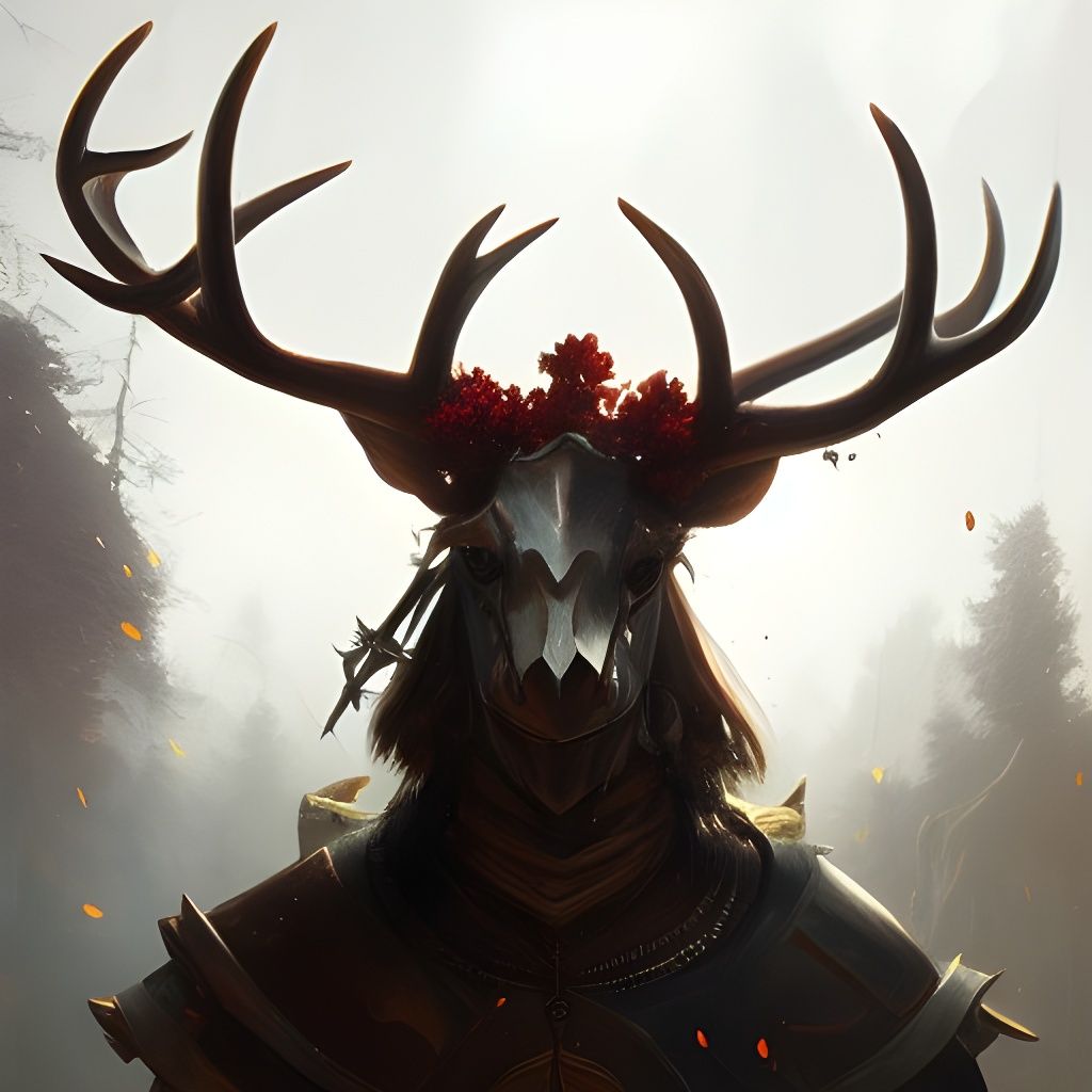 A Knight With Beautiful Antlers undefined