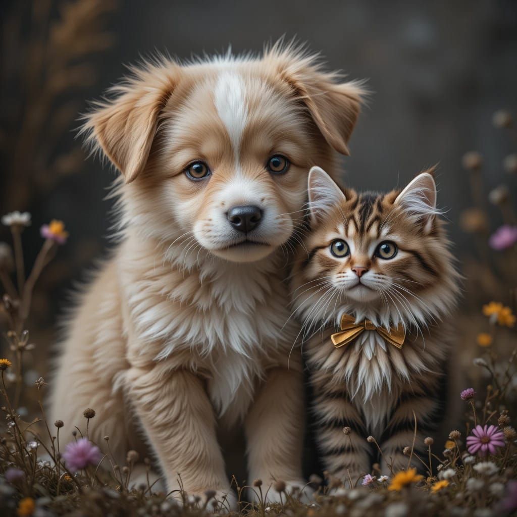 The Best Friends 😊🐶😸