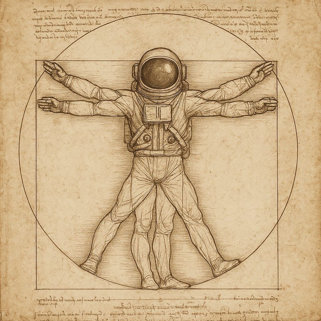 Vitruvian Astronaut
