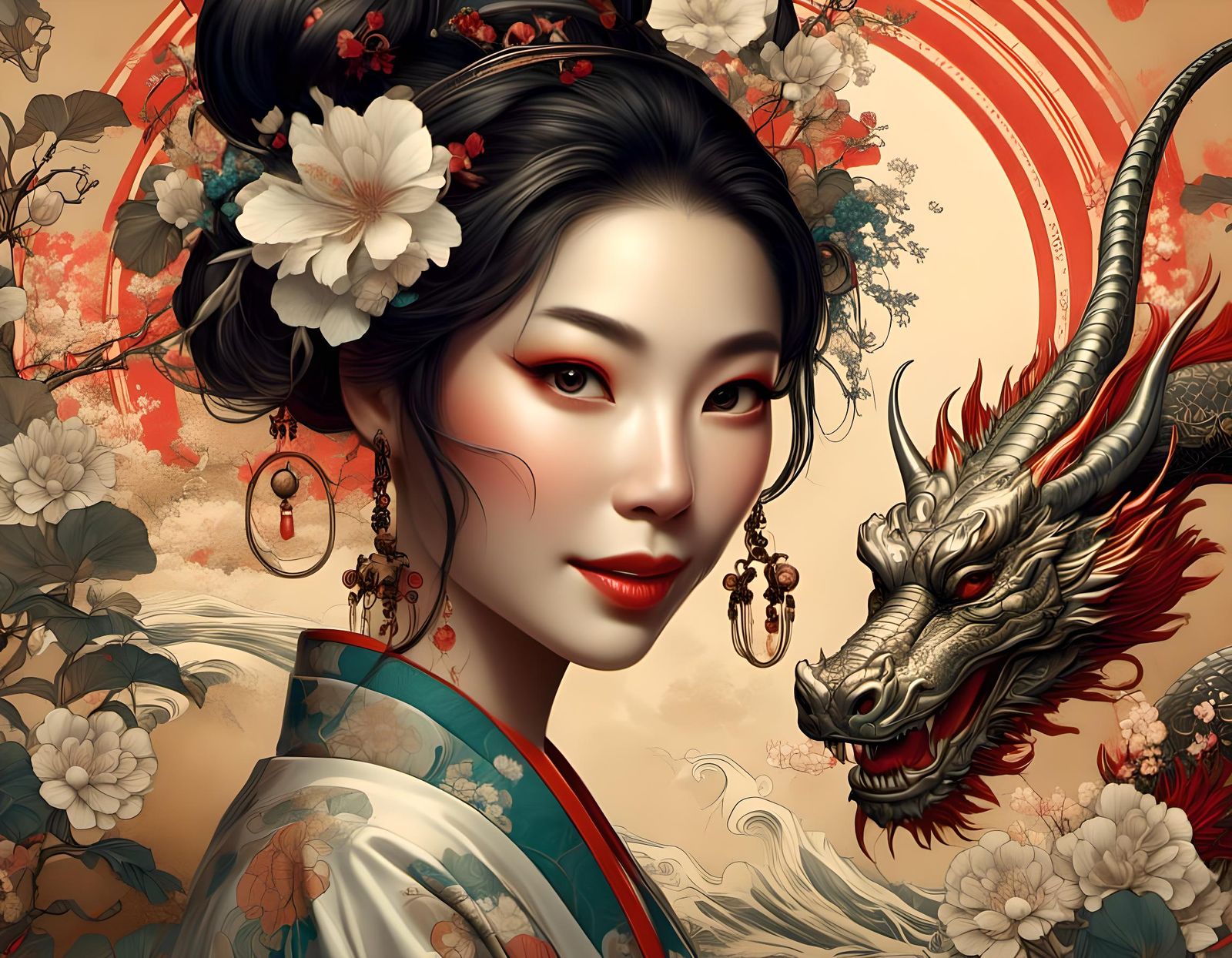 A delightful Dragon Lady.