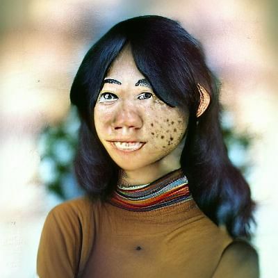 a photo of a pretty young woman in 1973