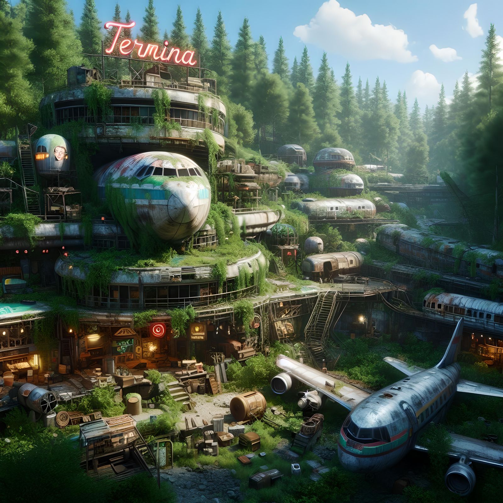 Post Apocalyptic settlement of Termina