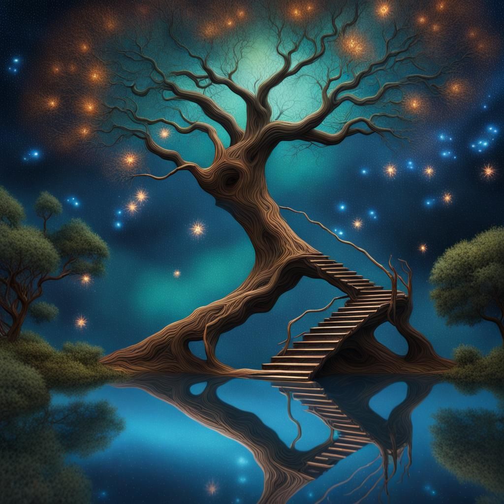 Cosmic tree, reflections, convergence across the stars, broa...