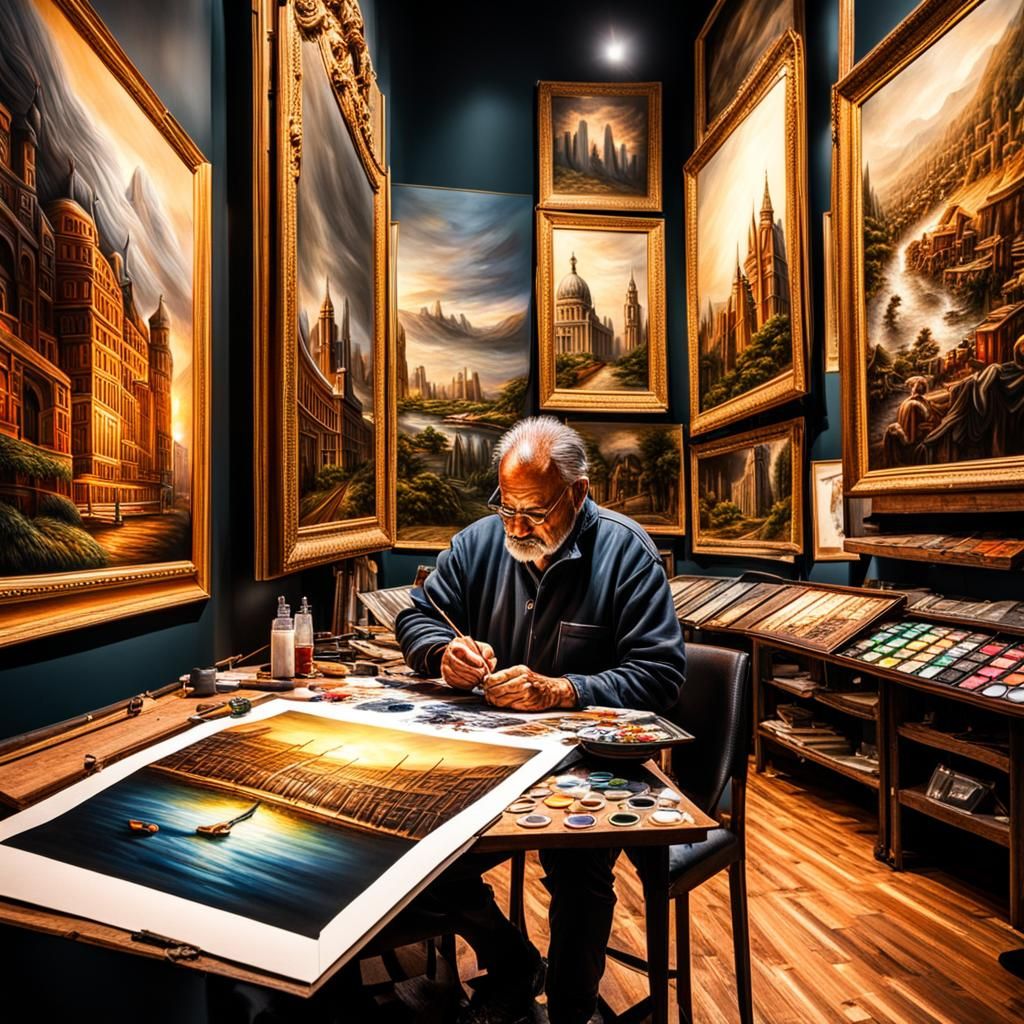 PROfessionals at Work: Artist   by @Chrissi