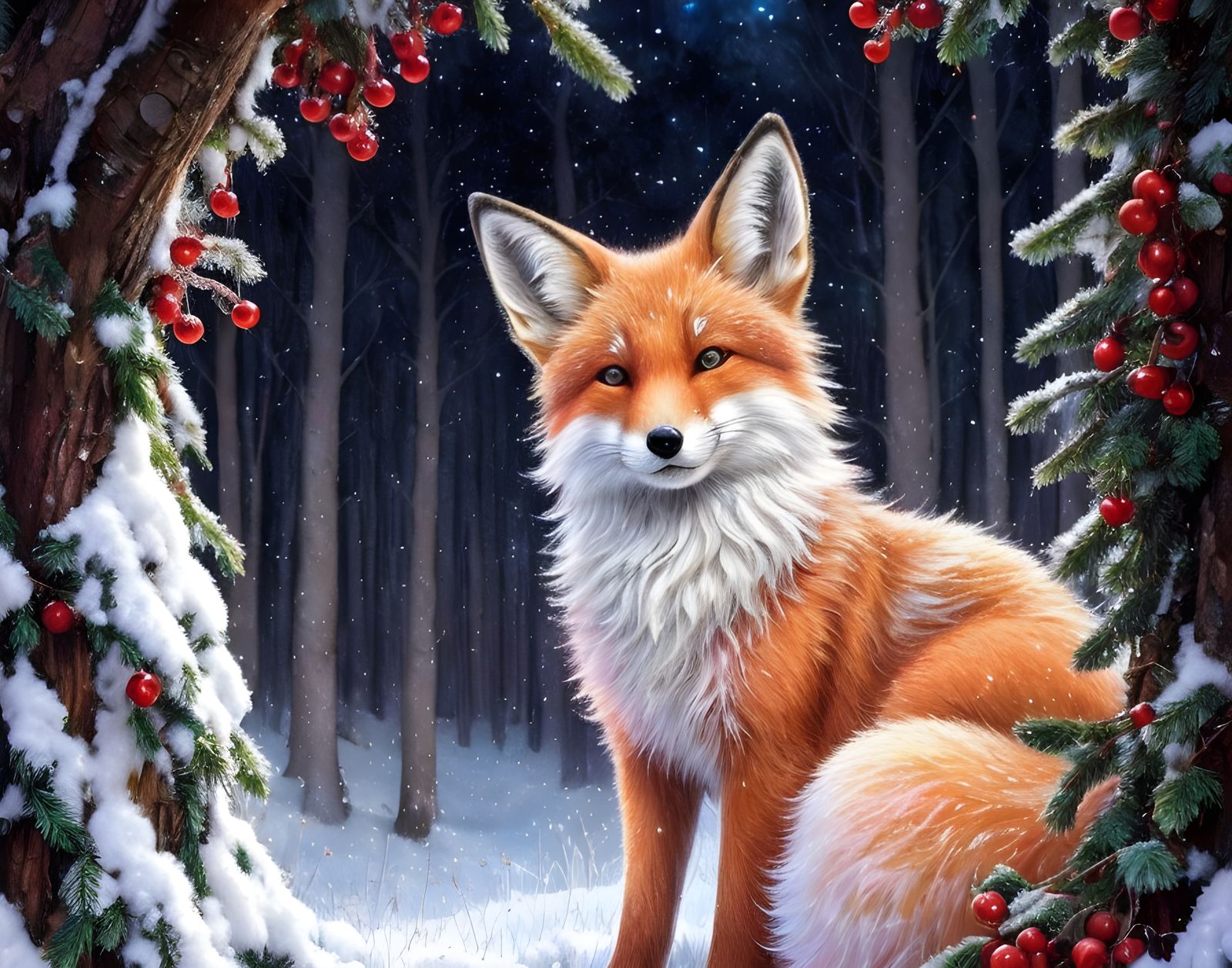 Christmas Fox