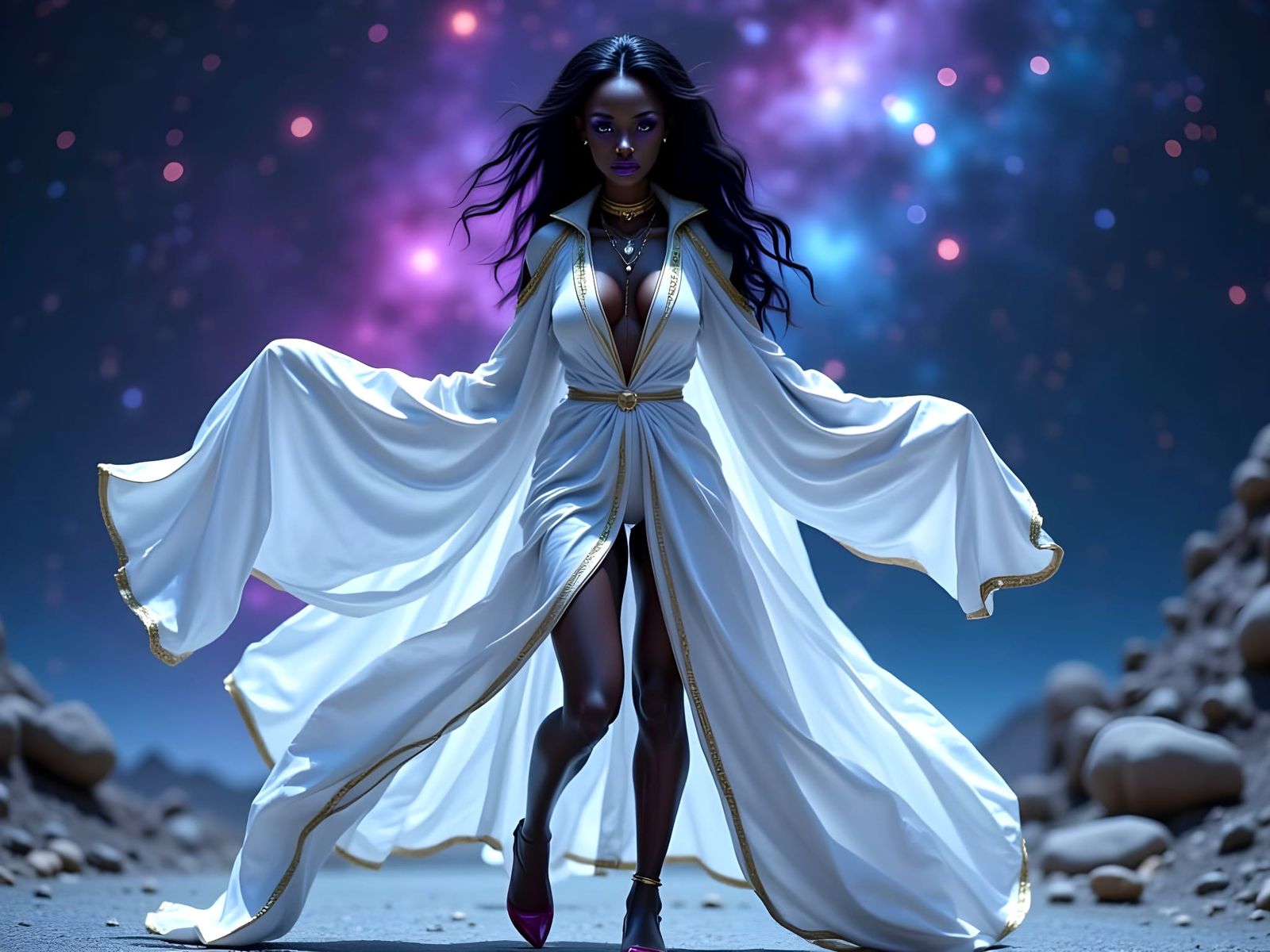 Regal Woman <lora:Regal Alien Woman:1.0>