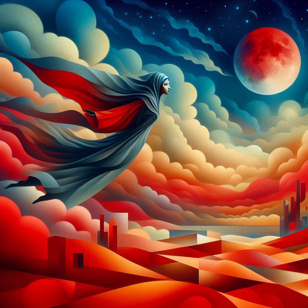 femme voilée cubiste