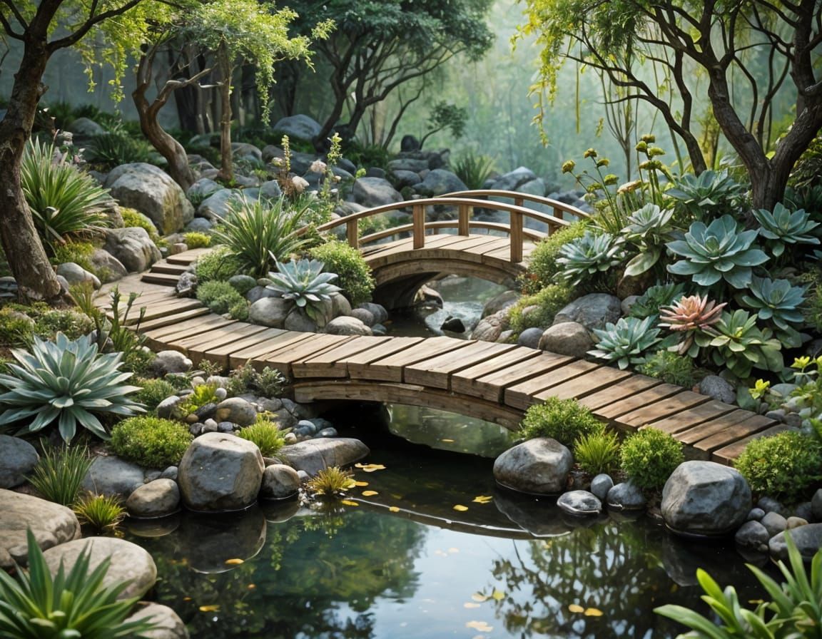 Serene Zen Garden  by @Sharonjoy