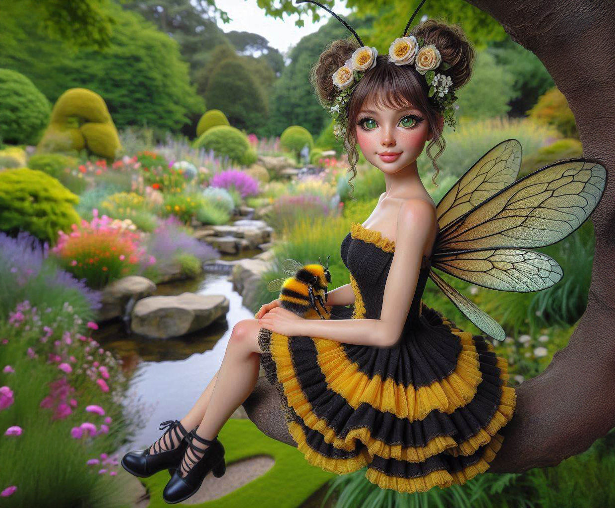 Bumblebee Fairy by Rockery (1)