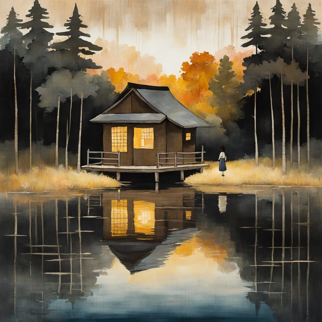 ^^Autumn Reflection (6 Likes)  by @Little Rainbow