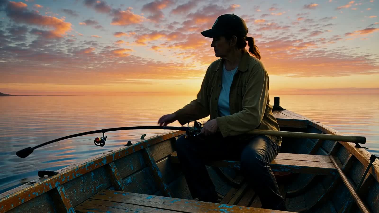 the fish loughing last