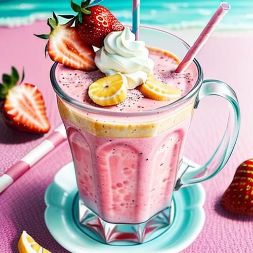 Refreshing smoothie.