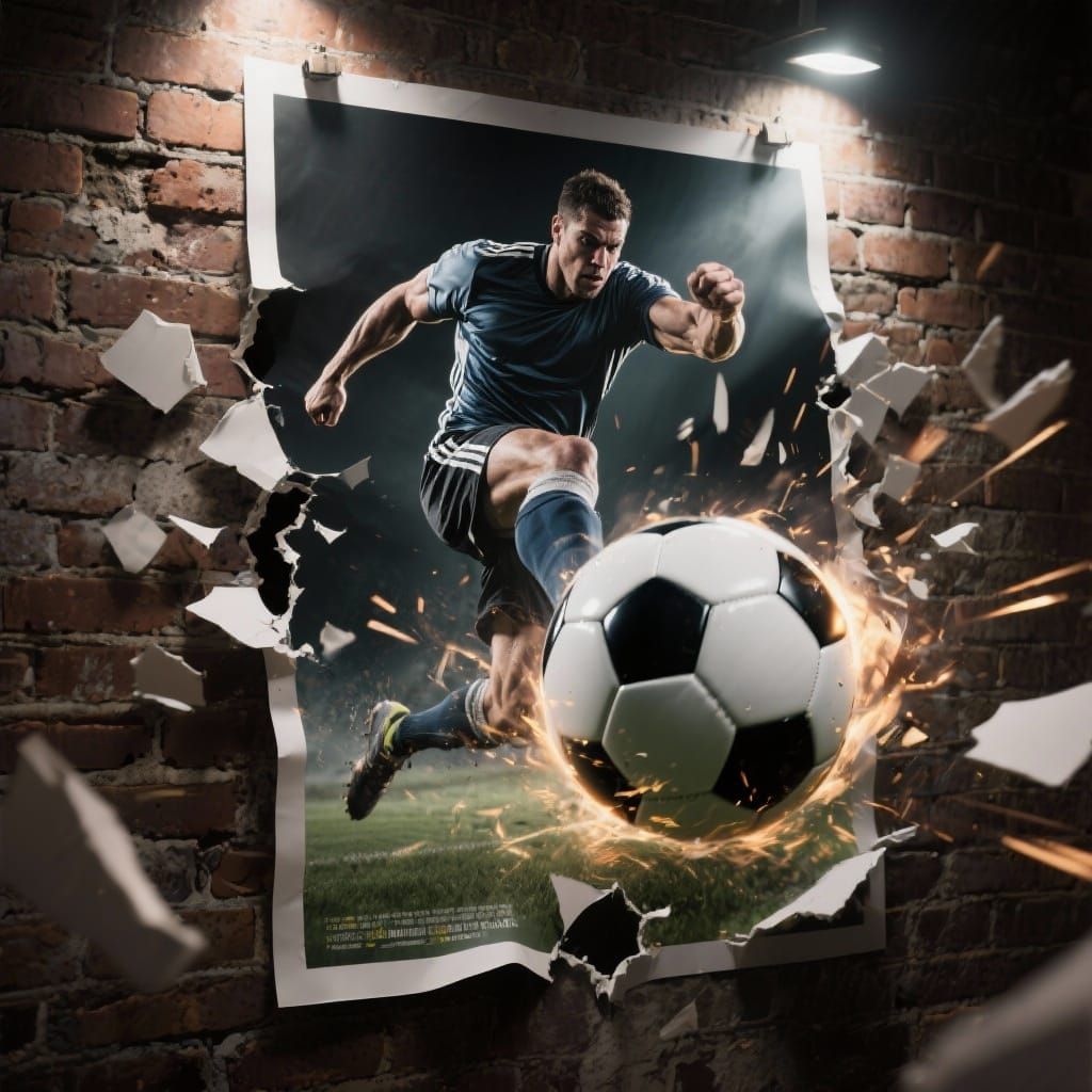 Football kick - Serious move - Limit breaker shot  by @BM