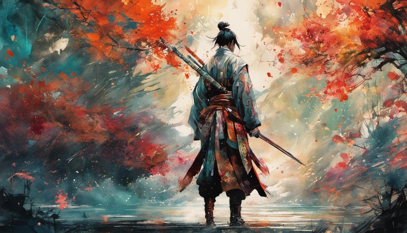 Samurai - AI Generated Artwork - NightCafe Creator