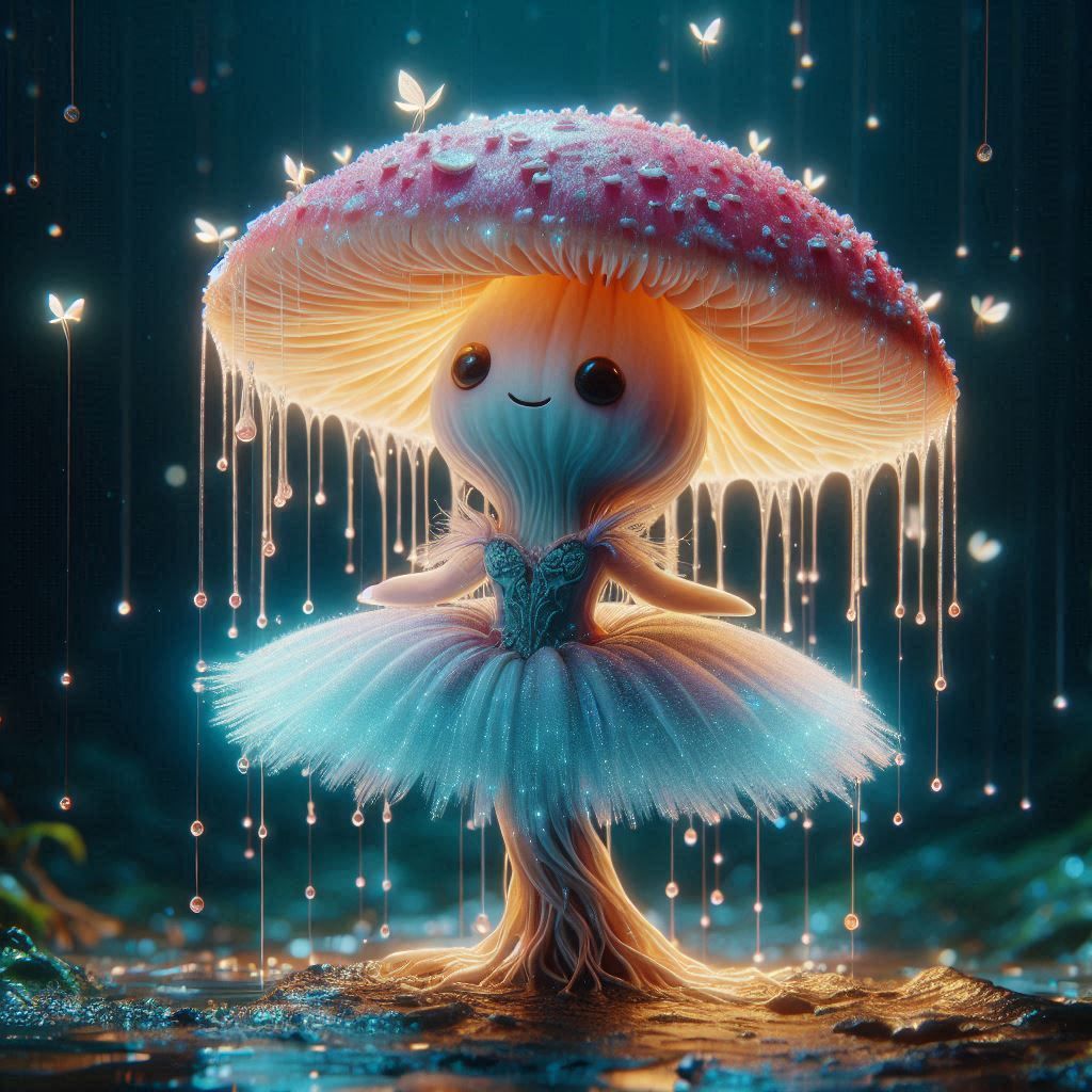 Mushroom Ballerina  by @Lunarelle