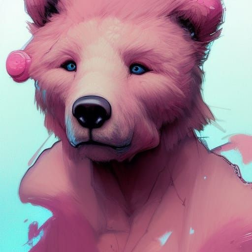 Pink teddy bear