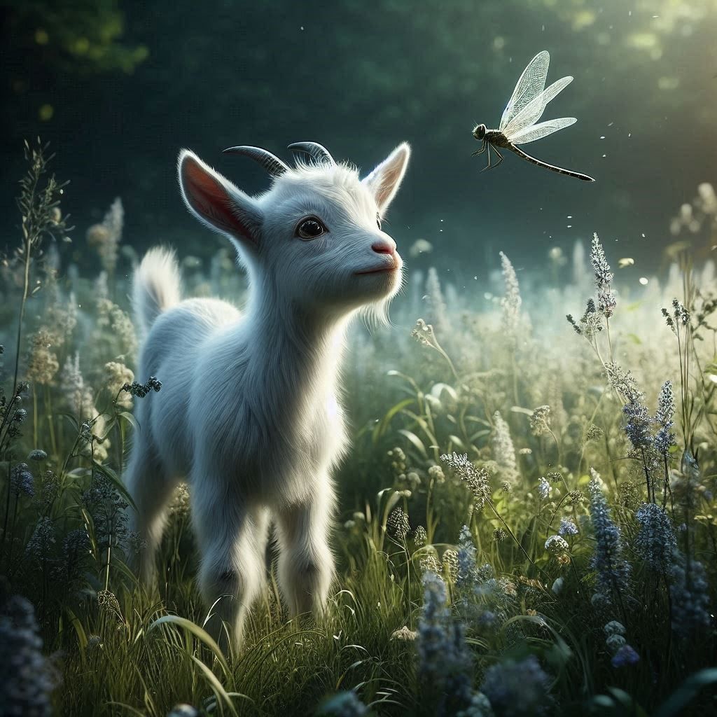Curious baby goat  by @MissVormt